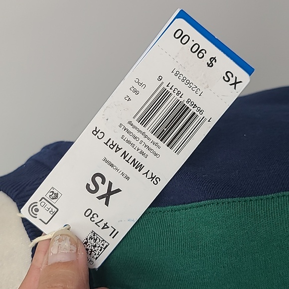 NWT Adidas sky mountain sweatshirt men's XS - Picture 9 of 11